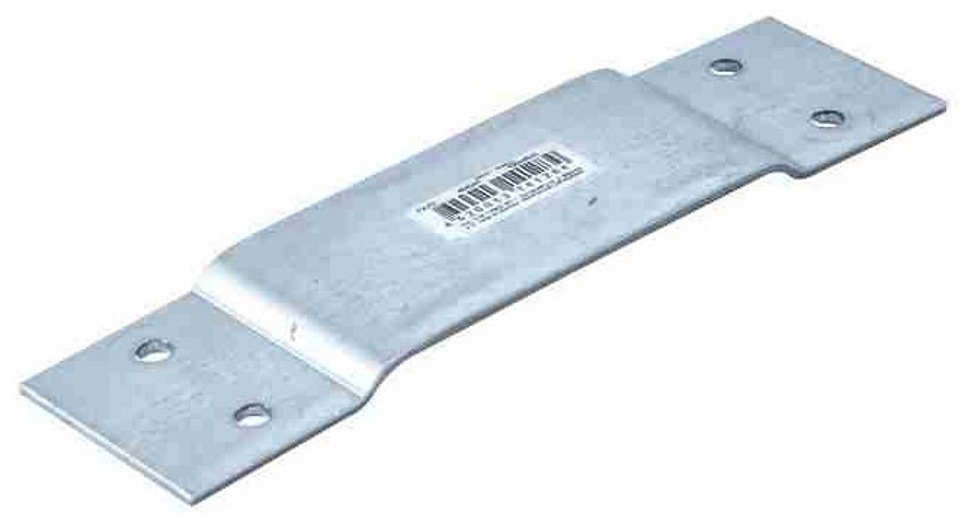 Пластина крепежная Rock Solid Connection / Рок Солид Коннекшн для скользящей опоры стропил, из оцинкованной стали, размером 150х40х2мм / строительство и ремонт