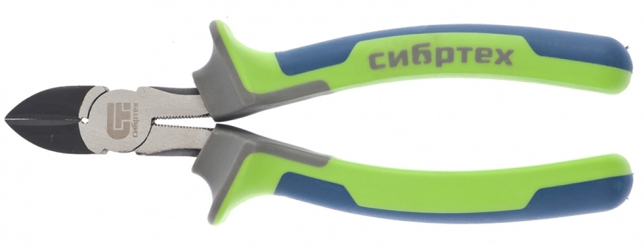 Бокорезы СИБРТЕХ из кованной стали, зеленые, 200мм / кусачки