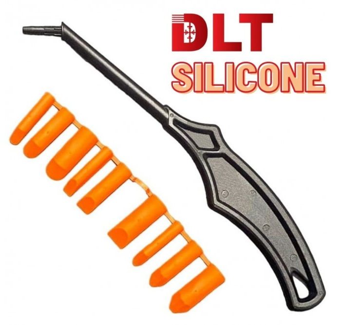 Набор шпателей DLT / ДЛТ Silicone для силикона, из пластика, 9шт. / инструменты для строительства и ремонта