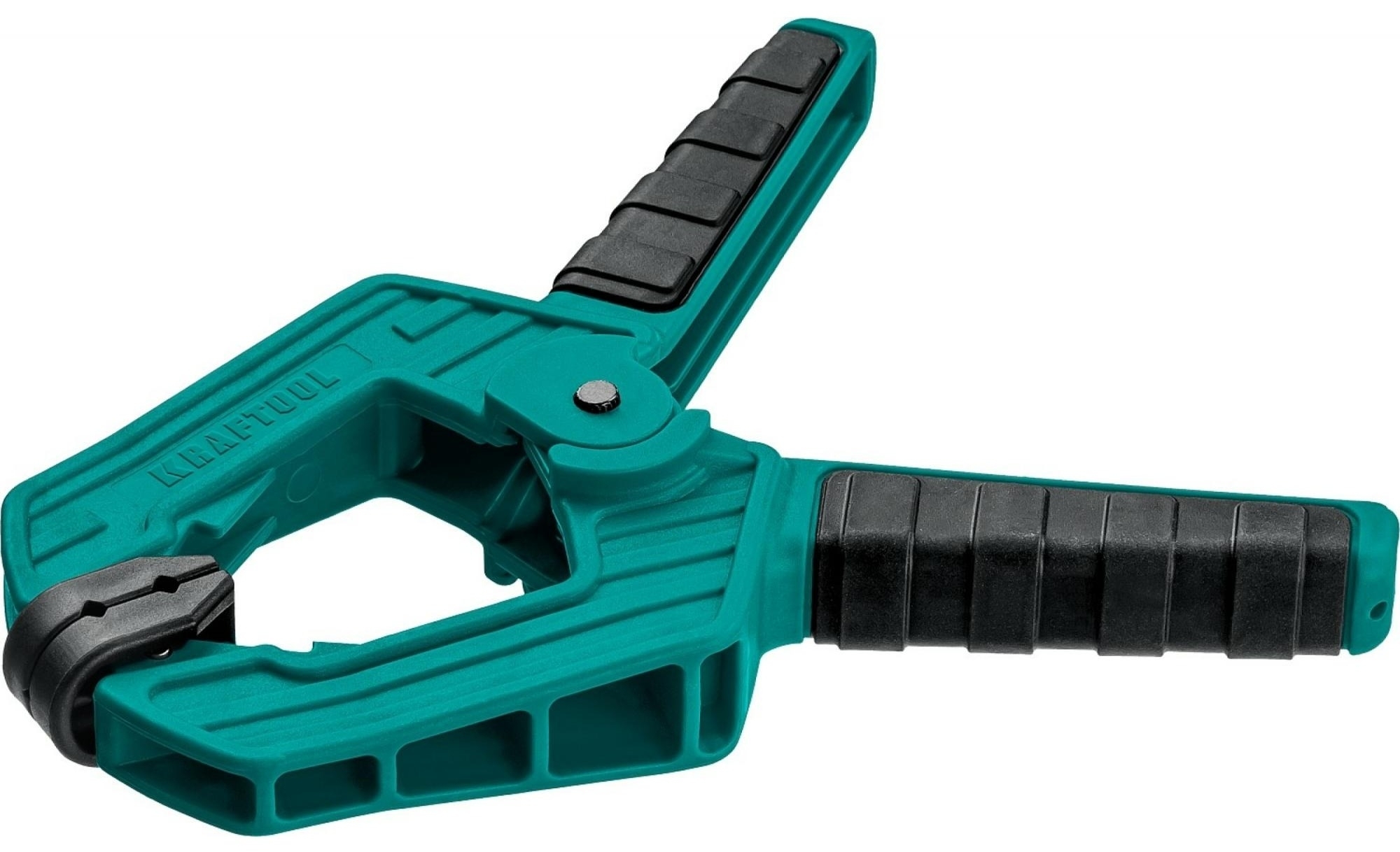 Струбцина KRAFTOOL / Крафтул столярная пружинная, пластиковая, зеленая, 75х75мм / инструменты