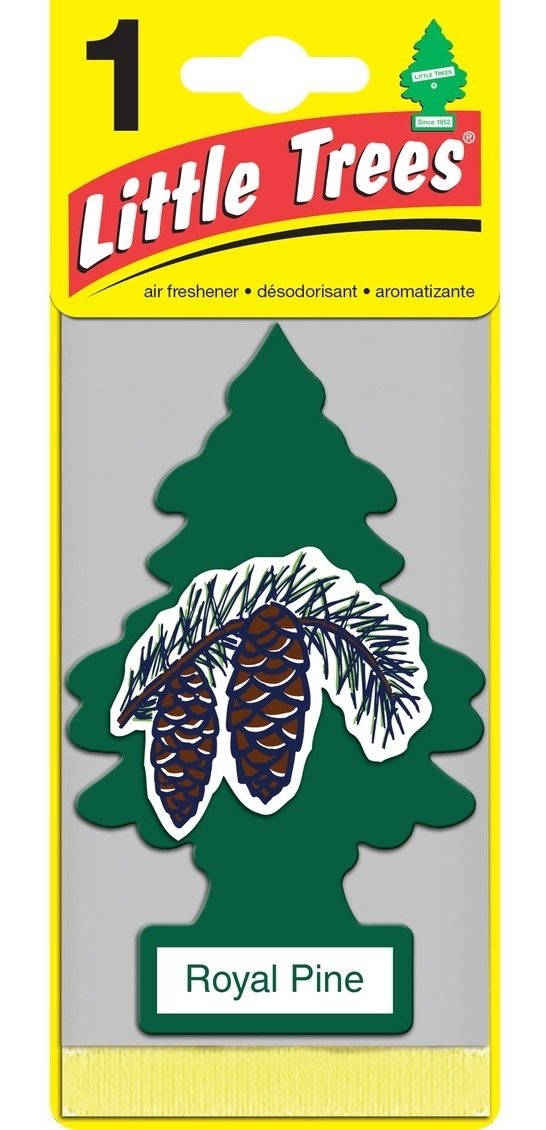Ароматизатор автомобильный Little Trees / Литтл Трис Ёлочка Royal Pine подвесной, королевская сосна / автотовары