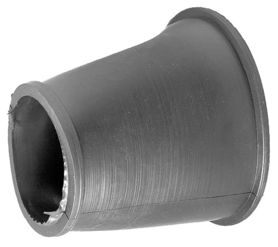 Манжета для унитаза ТЗ конусная для канализации, из резины, черная, 60х80мм / сантехника