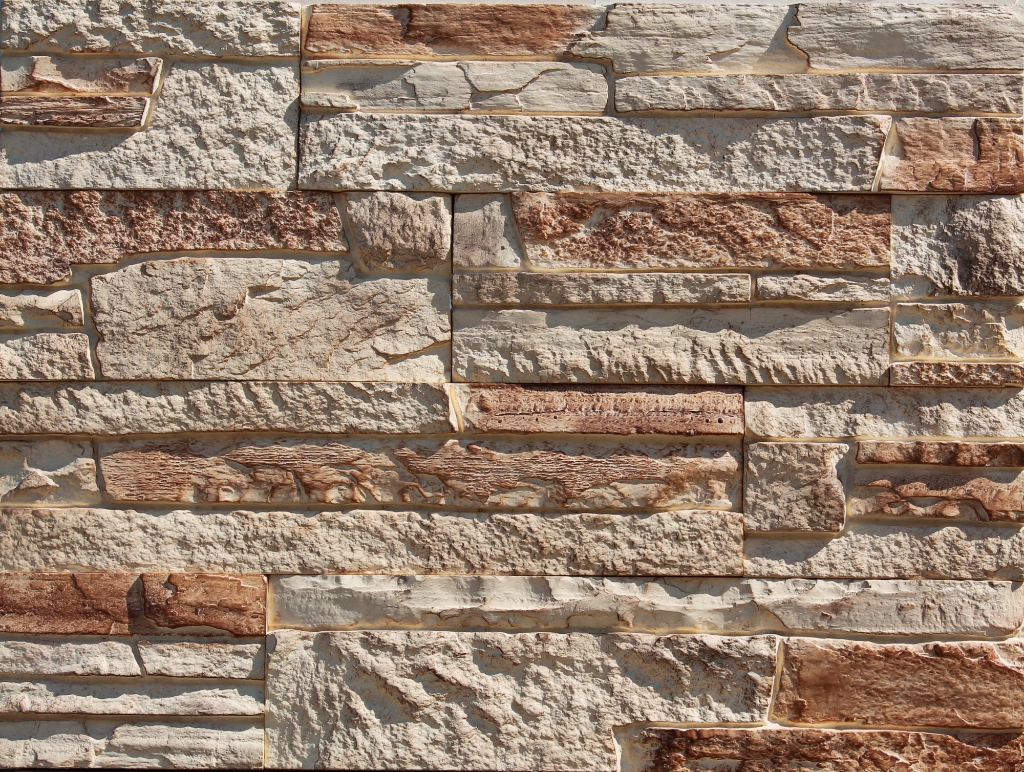 Декоративный камень Brick Fabrik / Брик Фабрик Прованс для внутренних работ, без шва, гипс, коричневый, 0.5м2 / отделочные материалы