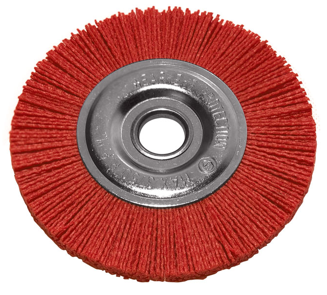 Щетка крацовка USP / УСП для УШМ, колесо, нейлоновая, 125мм / инструменты
