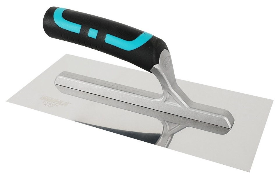 Шпатель строительный BIHUI / Бихай для штукатурно-отделочных работ, из нержавеющей стали, 280х120мм / малярные и отделочные инструменты