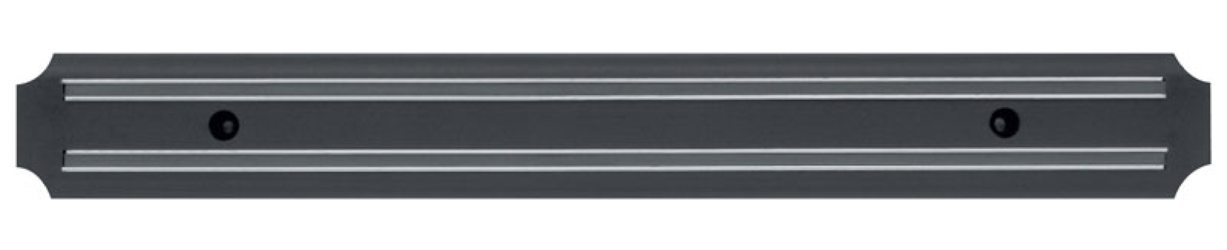 Магнитный держатель для ножей Mallony / Маллони MKH-38P подвесной, из металла, черный, размером 380×48мм / товары для кухни