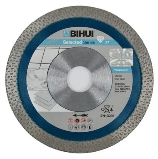 Диск алмазный BIHUI / Бихай B-MAGIC по керамограниту, сухой и влажный рез, диаметр 115мм, посадочный 22.23мм, рез 1.4мм / расходные материалы и оснастка
