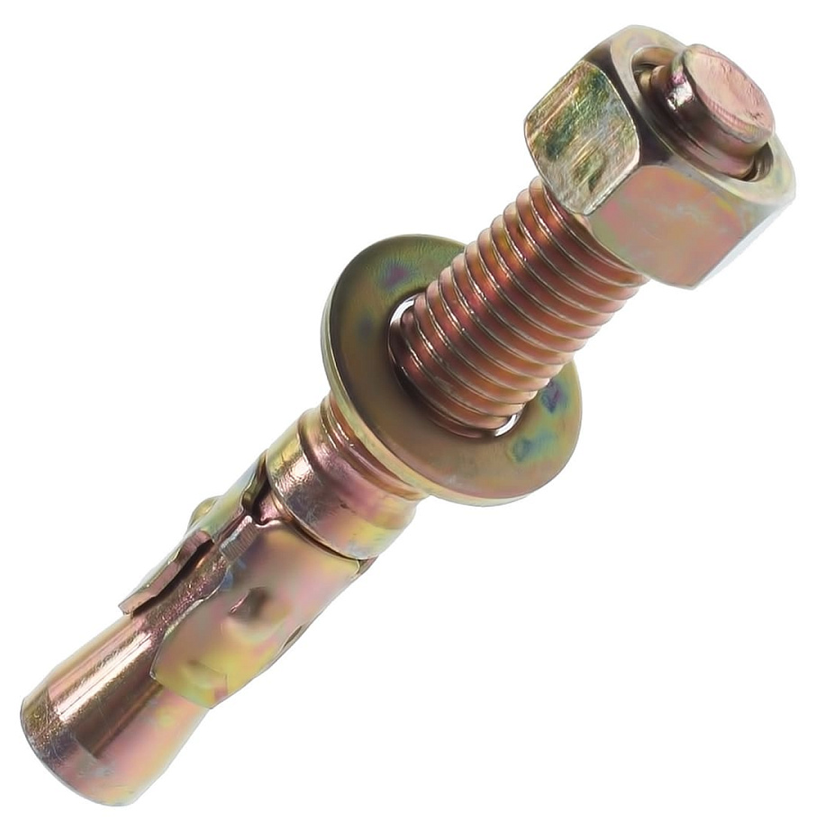 Анкер клиновой MIXTON / Микстон стальной, М6, диаметр установки 6мм, длина 40мм / крепеж