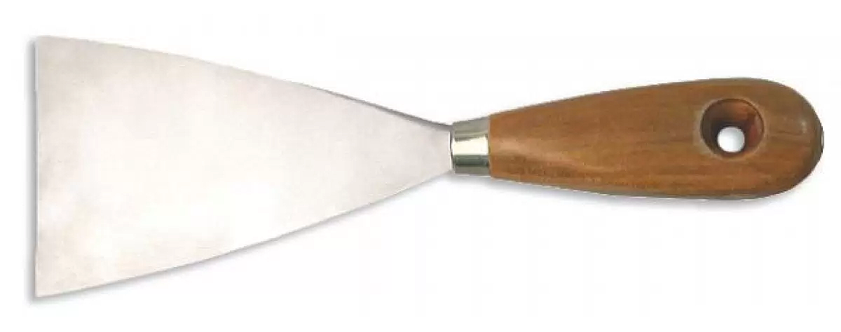 Шпатель строительный Hobbi / Хобби малярный, из нержавеющей стали, 80мм / малярные и отделочные инструменты