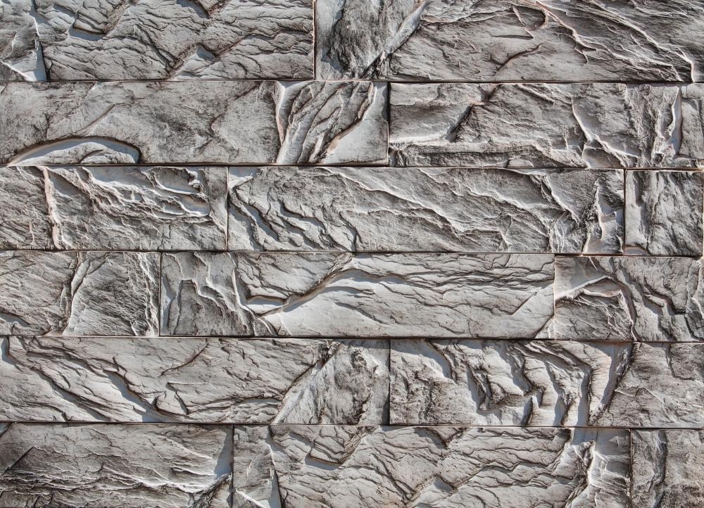 Декоративный камень Brick Fabrik / Брик Фабрик Валенсия для внутренних работ, без шва, гипс, серый, 60×280мм / отделочные материалы