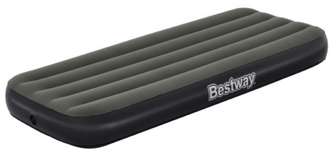Матрас надувной Bestway / Бествей Tritech Jr Twin 6713K односпальный, из ПВХ, черный, 185х76х25см / товары для дома и отдыха