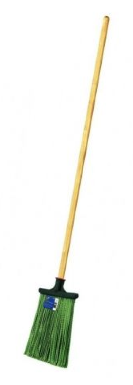 Метла Центроинструмент уличная, плоская с черенком, полипропилен, 120см / хозяйственные товары