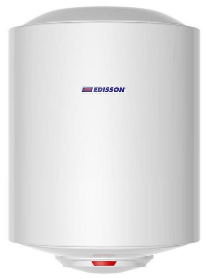 Водонагреватель накопительный EDISSON / Эдиссон ES 30 V электрический, с баком из эмалированной стали, белый, 501×378×365мм, 1.5кВт, 220В, IPX4, 30л / бойлер