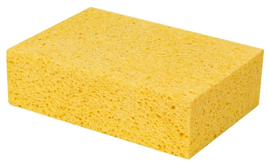 Губка для удаления затирки DLT / ДЛТ универсальная целлюлозная, 1шт. / малярные и отделочные инструменты