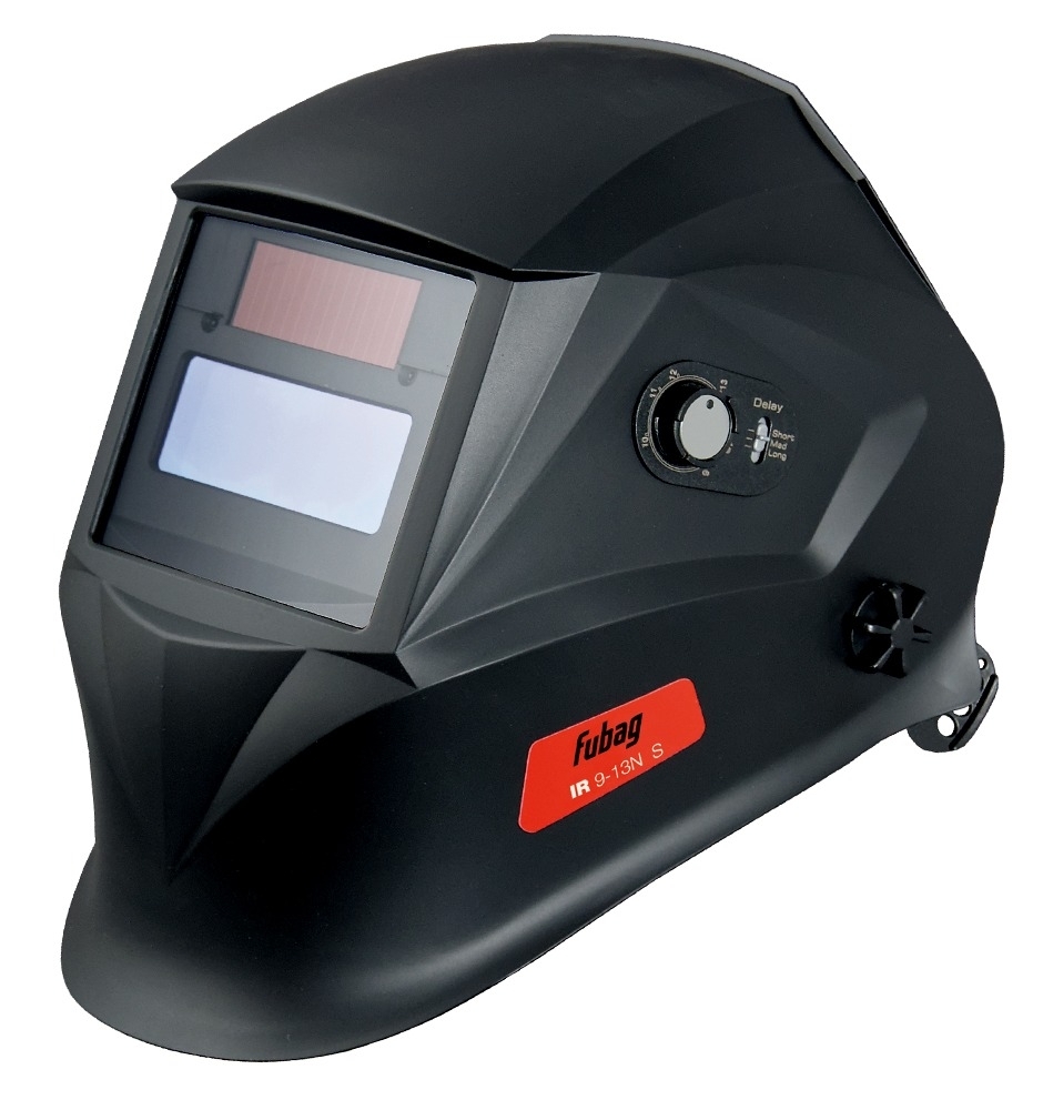Маска сварщика Fubag / Фубаг Optima IR 9-13N S хамелеон, пластиковая, цвет черный, экран 95×36мм / инструменты