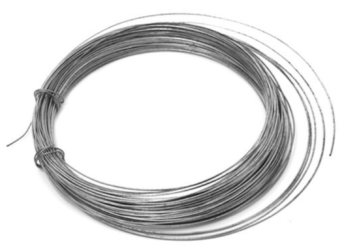 Проволока вязальная ГОСТ 3282-74 оцинкованная термообработанная, из низкоуглеродистой стали, серая, диаметр 1.2мм, 5кг / строительные материалы