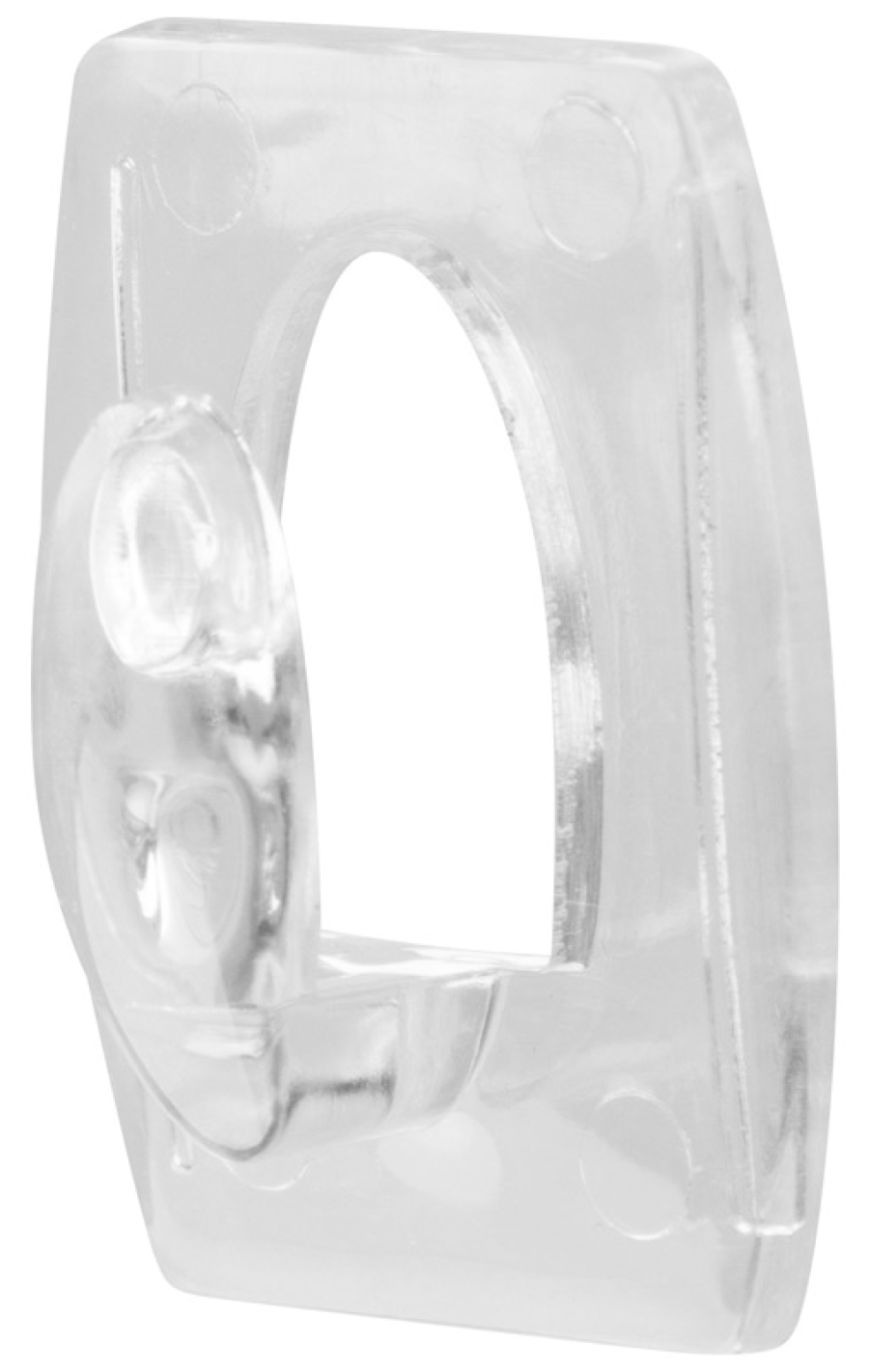 Крючки самоклеящиеся Park / Парк настенные, из полистирола, прозрачные, 2.2х2.8см, в упаковке 6шт. / товары для дома