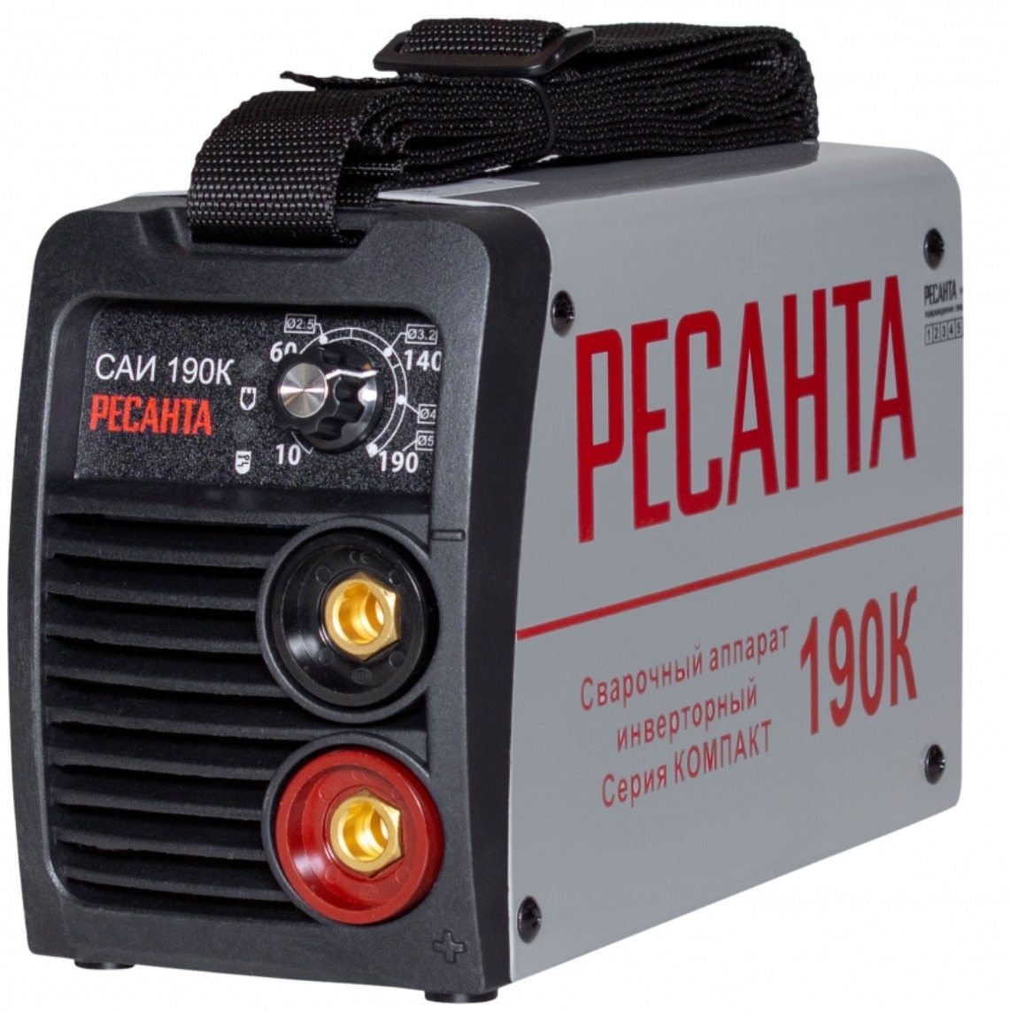 Сварочный аппарат Ресанта САИ 190К 65/36 инверторный, 10/190А, 220В, IP21 / инструменты