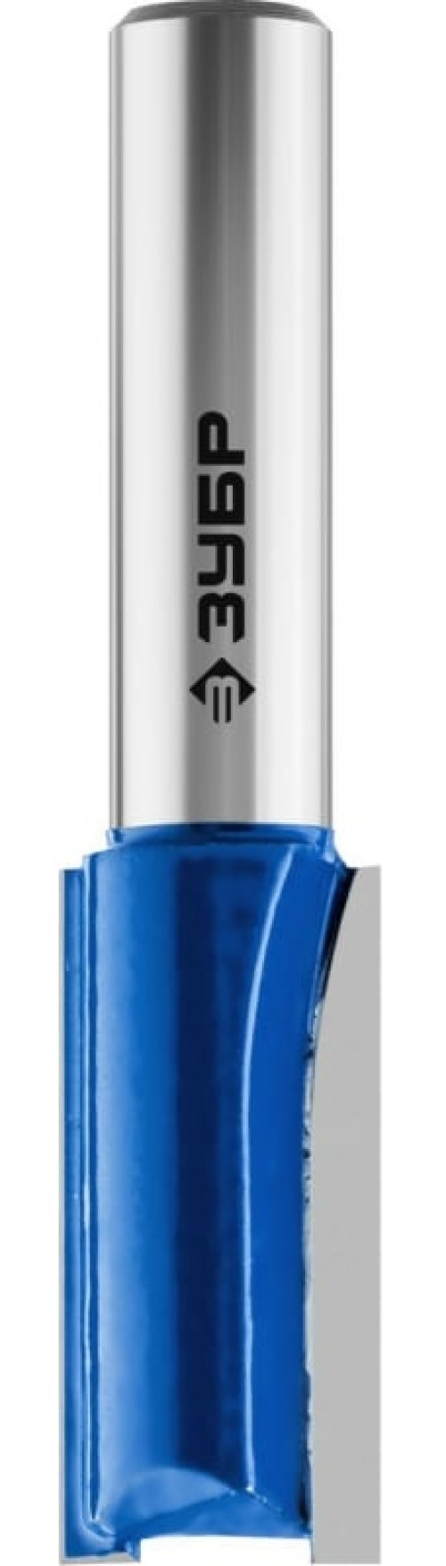 Фреза Зубр пазовая прямая, твердосплавная, диаметр 12мм, хвостовик 8мм, 56мм / инструменты