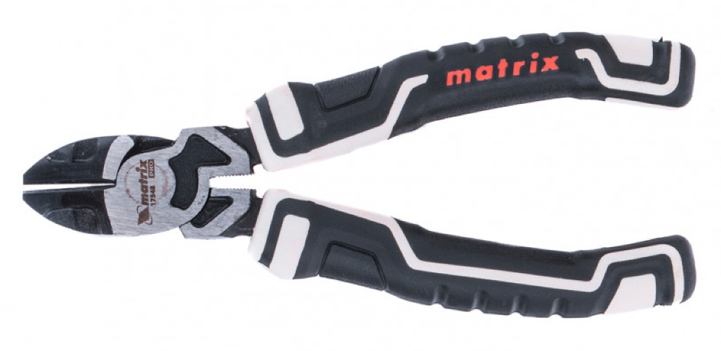 Бокорезы Matrix / Матрикс усиленные, прямые, из хромованадиевой стали CrV, черные, 150мм / кусачки