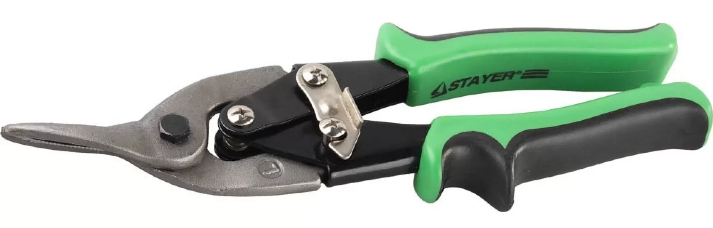 Ножницы по металлу Stayer / Стайер COBRA левые, с двухкомпонентной рукояткой, хромованадиевая сталь, длина 250мм / режущие и пильные инструменты
