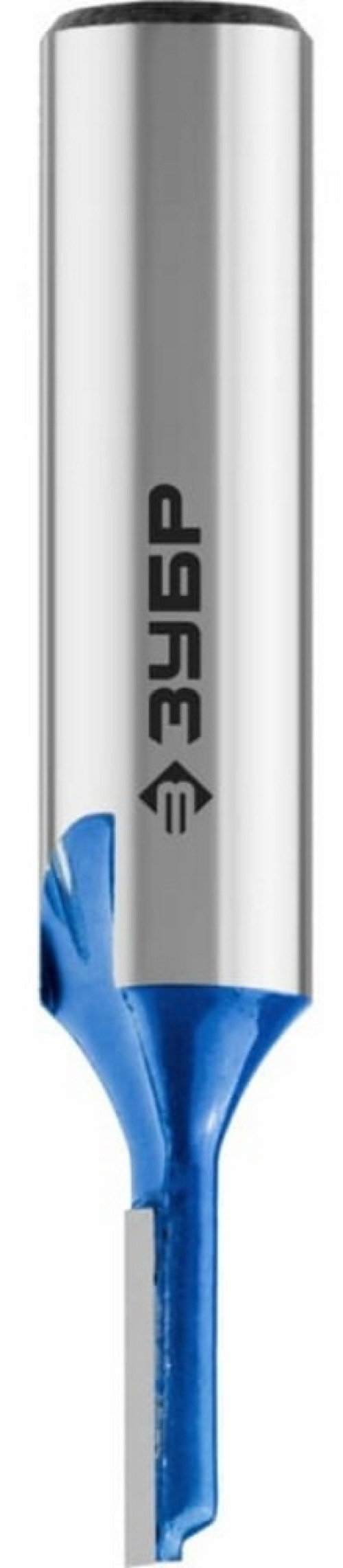 Фреза Зубр Профессионал пазовая прямая, твердосплавная, диаметр 3мм, хвостовик 8мм, 46мм / инструменты