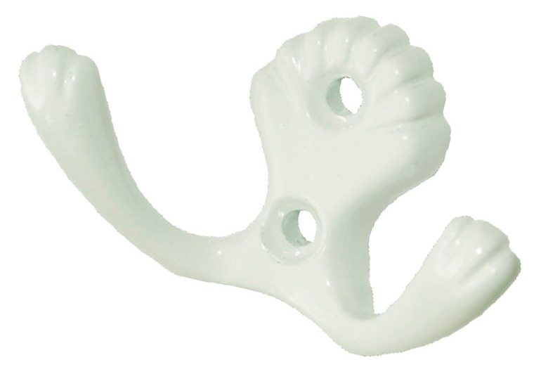 Крючок-вешалка для одежды РемоКолор №23 с полимерным покрытием, мебельный, настенный, металлический, в упаковке 1шт. / товары для дома