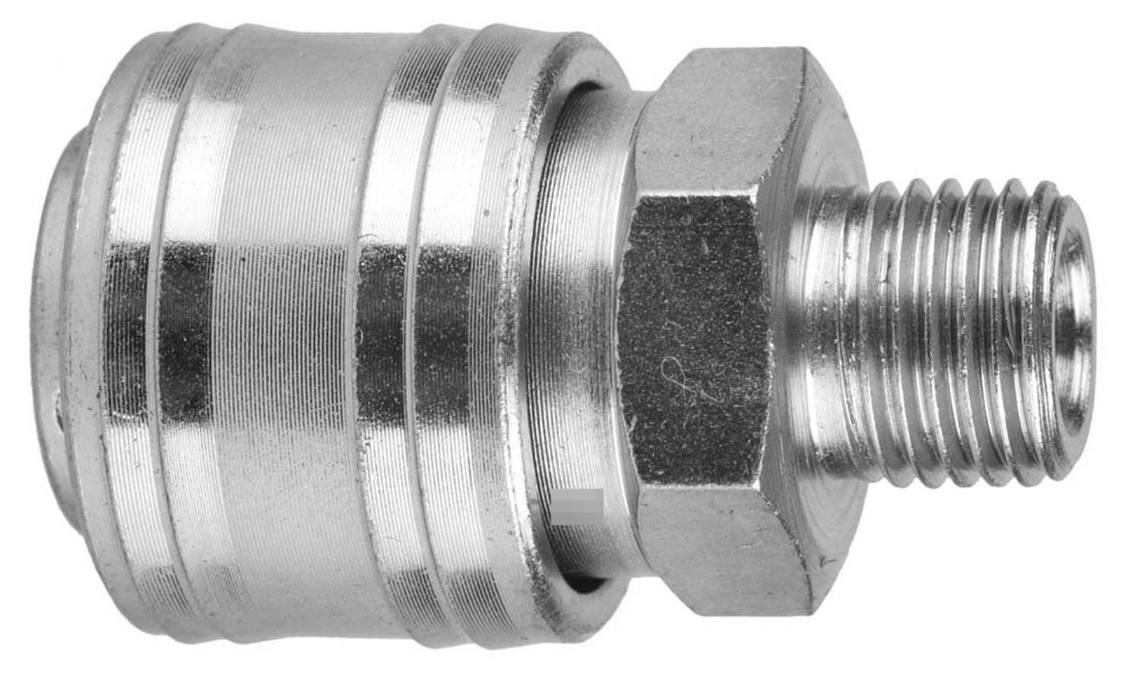 Переходник Voylet / Войлет ЕSM20 для пневмоинструмента, из металла, рапид, наружная резьба 1/4дюйма / оснастка