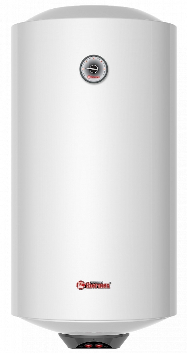 Водонагреватель накопительный Thermex / Термекс Praktik 100 V электрический, с баком из нержавеющей стали, белый, 903×459×445мм, 2.5кВт, 220В, IPX4, 100л / бойлер