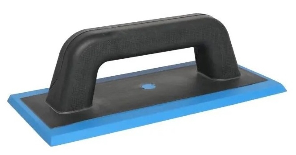 Терка строительная BIHUI / Бихай CFHSL малярно-штукатурная для нанесения эпоксидной затирки, из резины, черная, 248х116мм / инструменты для ремонта