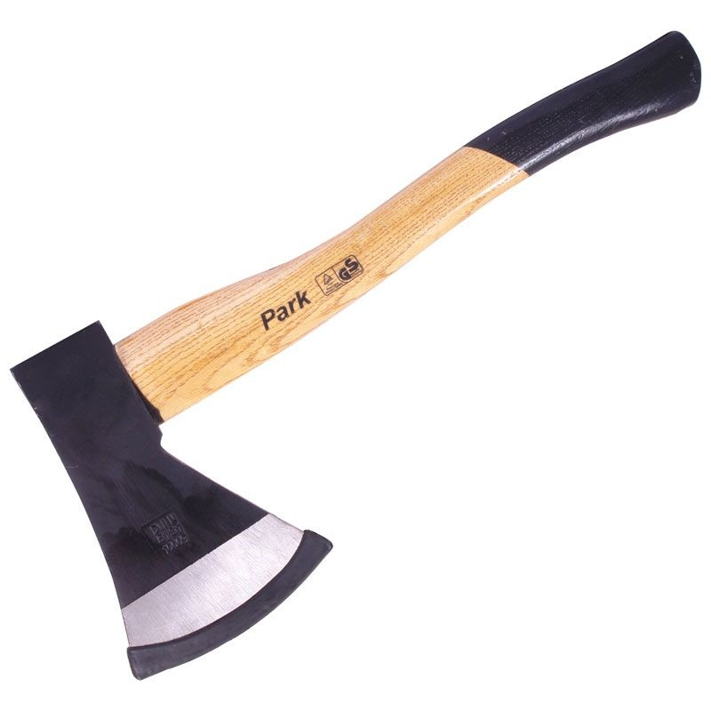 Топор PARK / Парк Премиум AXE10RBF кованый, в сборе, из стали и дерева, длина 43см / ручной инструмент