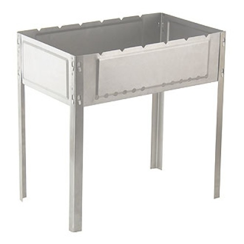 Мангал Palisad / Палисад Camping разборный, с ребрами жесткости, стальной, 500х300х500мм / отдых и пикник