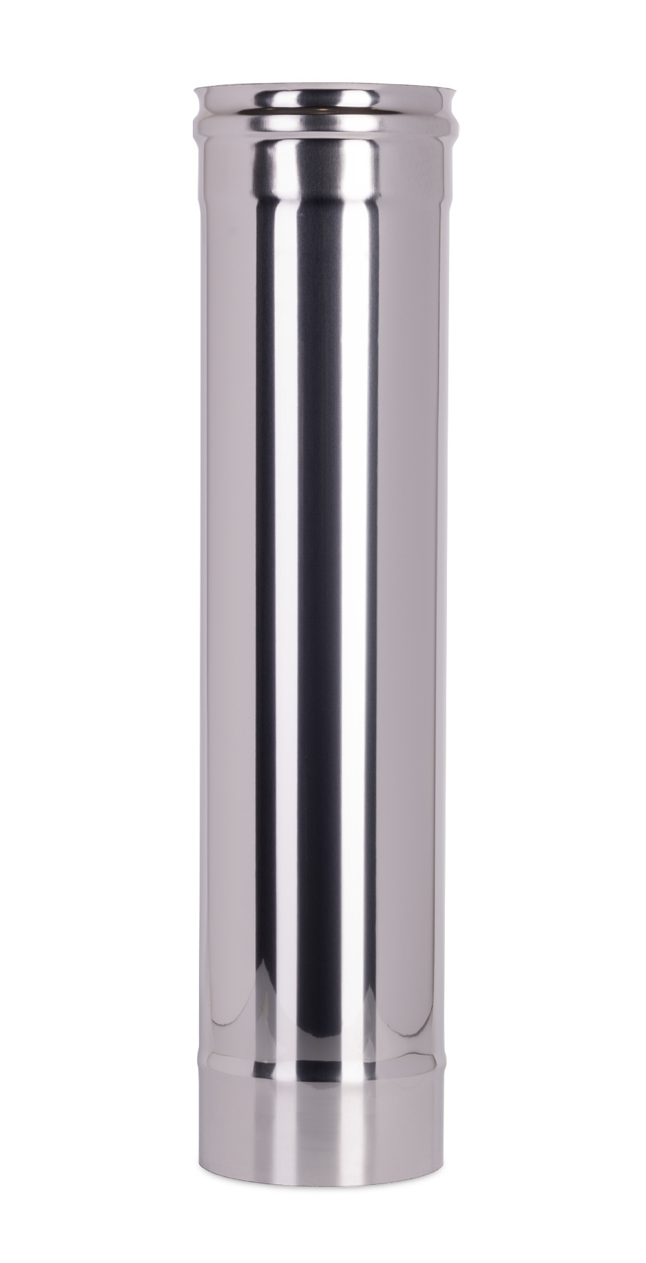 Труба дымоходная Сталь Мастер одностенная, из нержавеющей стали AISI 430 толщиной 0.5мм, серебристая, диаметр 120мм, длина 0.5м / строительство и ремонт