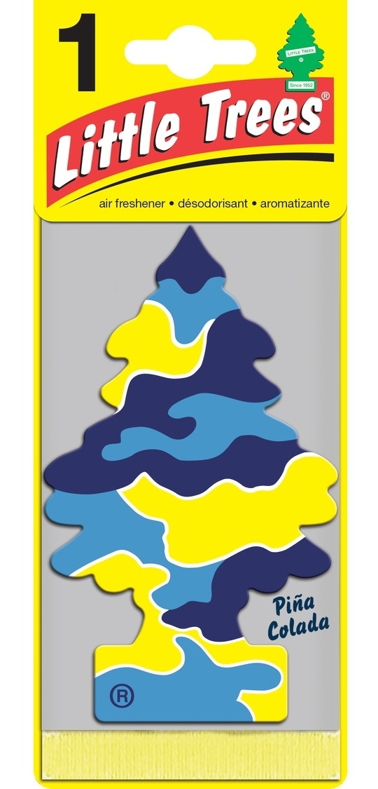 Ароматизатор автомобильный Little Trees / Литтл Трис Ёлочка Pina Colada подвесной, пина колада / автотовары