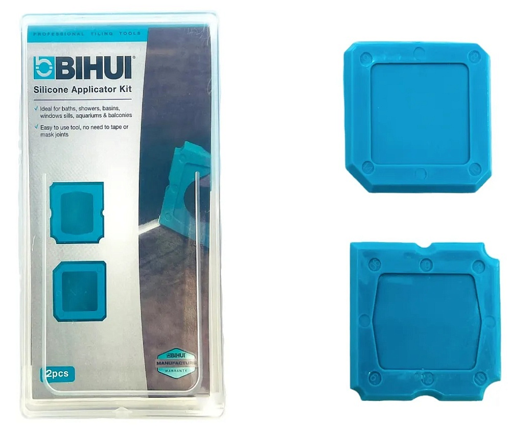 Набор шпателей BIHUI / Бихай для силиконовых герметиков, из силикона, 2шт. / инструменты для строительства и ремонта