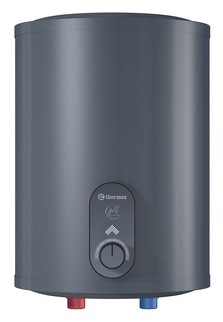 Водонагреватель накопительный Thermex / Термекс Golf 10 O электрический, с баком из нержавеющей стали, графит, 380х310х270мм, 1.5кВт, 220В, IPX4, 10л / бойлер