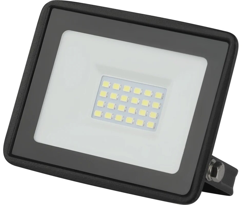 Прожектор ЭРА LPR-023-0-65K-030 светодиодный, уличный, 178×135×28мм, 2400Лм, 6500К, 30Вт / освещение