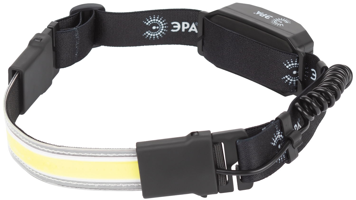 Налобный фонарь ЭРА Кибер GA-807 светодиодный, аккумуляторный, сверхъяркий, черный, 350лм, 20м, IP44, 5Вт / туризм и отдых на природе