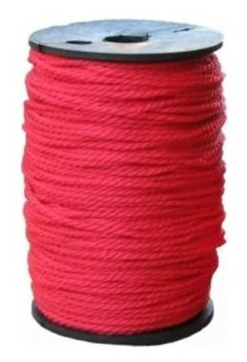 Шнур разметочный 888 на катушке, нейлоновый, красный, диаметр 1.5мм, длина 100м / инструменты