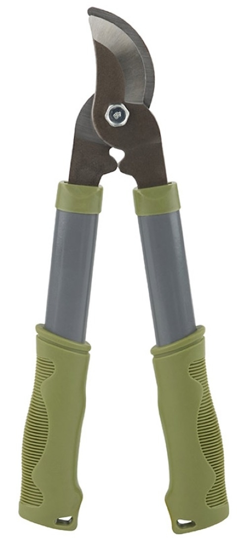 Кусторез ручной PARK / Парк из стали и пластика, серый, длиной 340мм / садовый инструмент