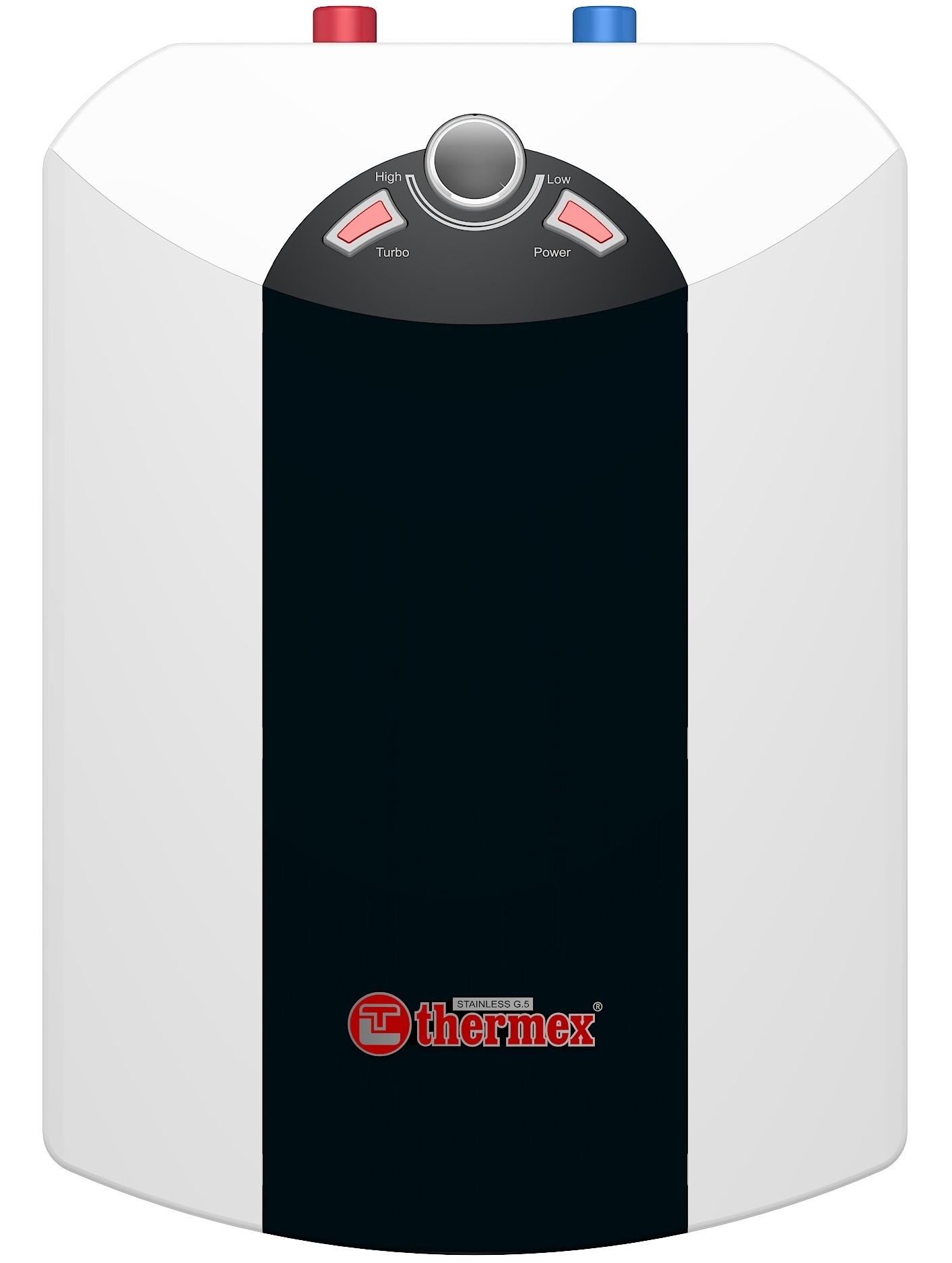 Водонагреватель накопительный Thermex / Термекс IBL 15 U электрический, с баком из нержавеющей стали, белый, 455×320×315мм, 2.5кВт, 220В, IPX4, 15л / бойлер