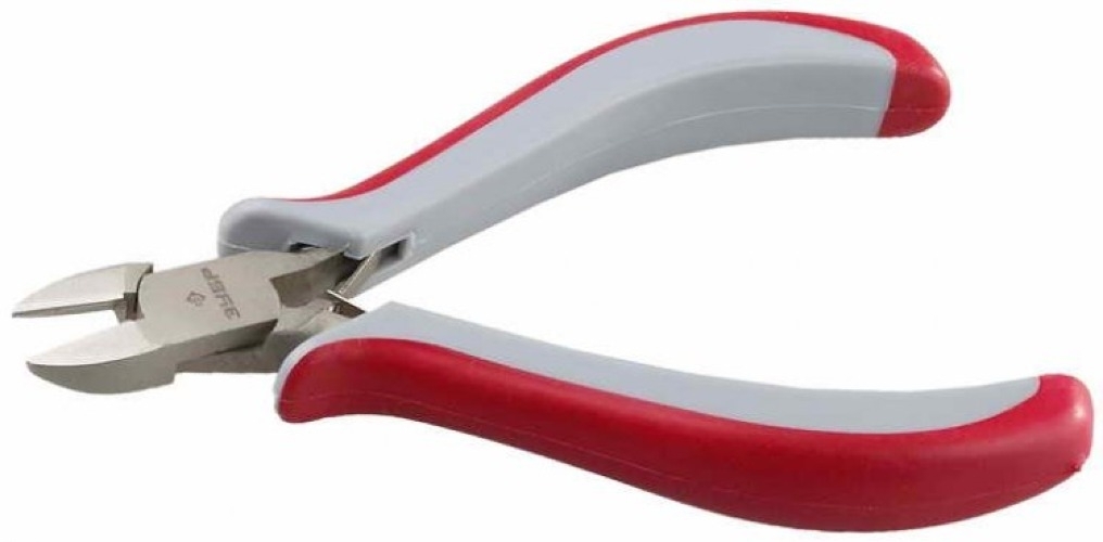 Бокорезы Зубр мини, из стали, красные, 120мм / кусачки