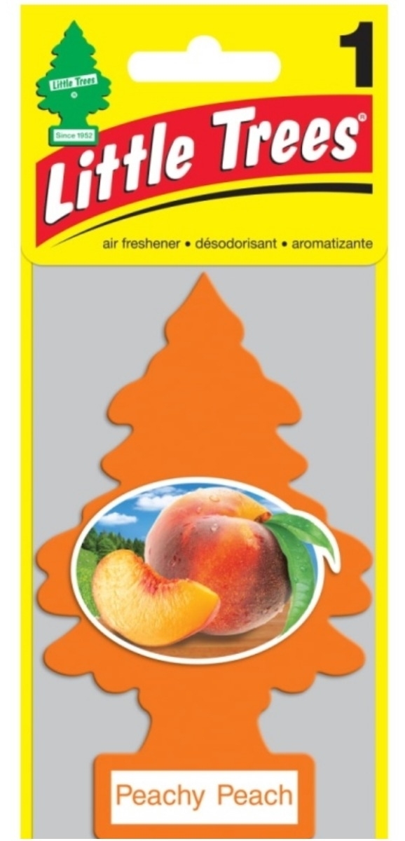 Ароматизатор автомобильный Little Trees / Литтл Трис Ёлочка Peachy Peach подвесной, персик / автотовары