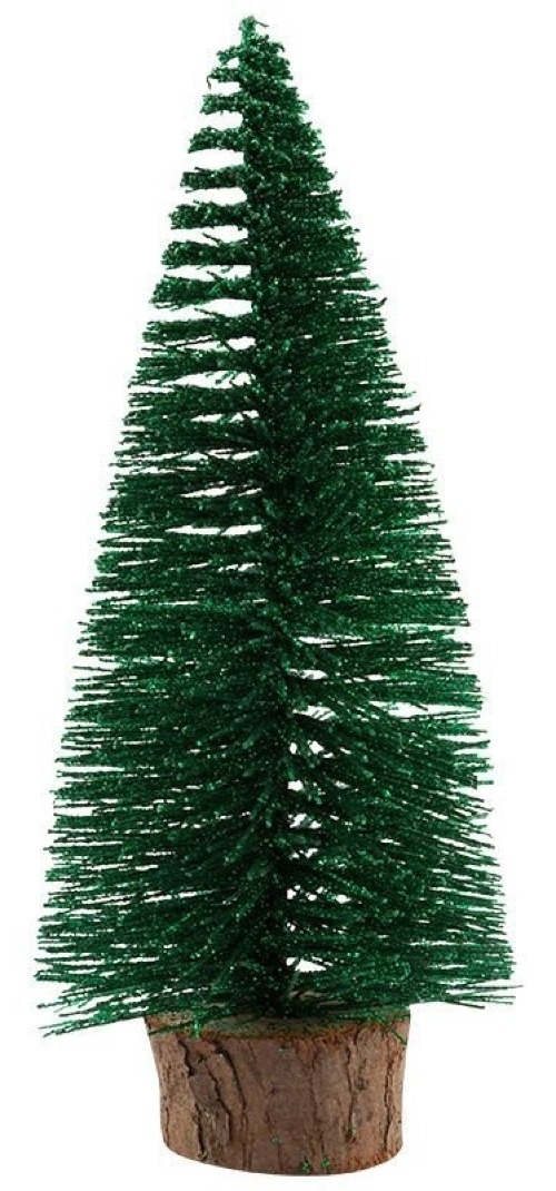 Украшение Волшебная страна Елка декоративное, новогоднее, из пластика, цвет зеленый, 190мм / товары для праздников