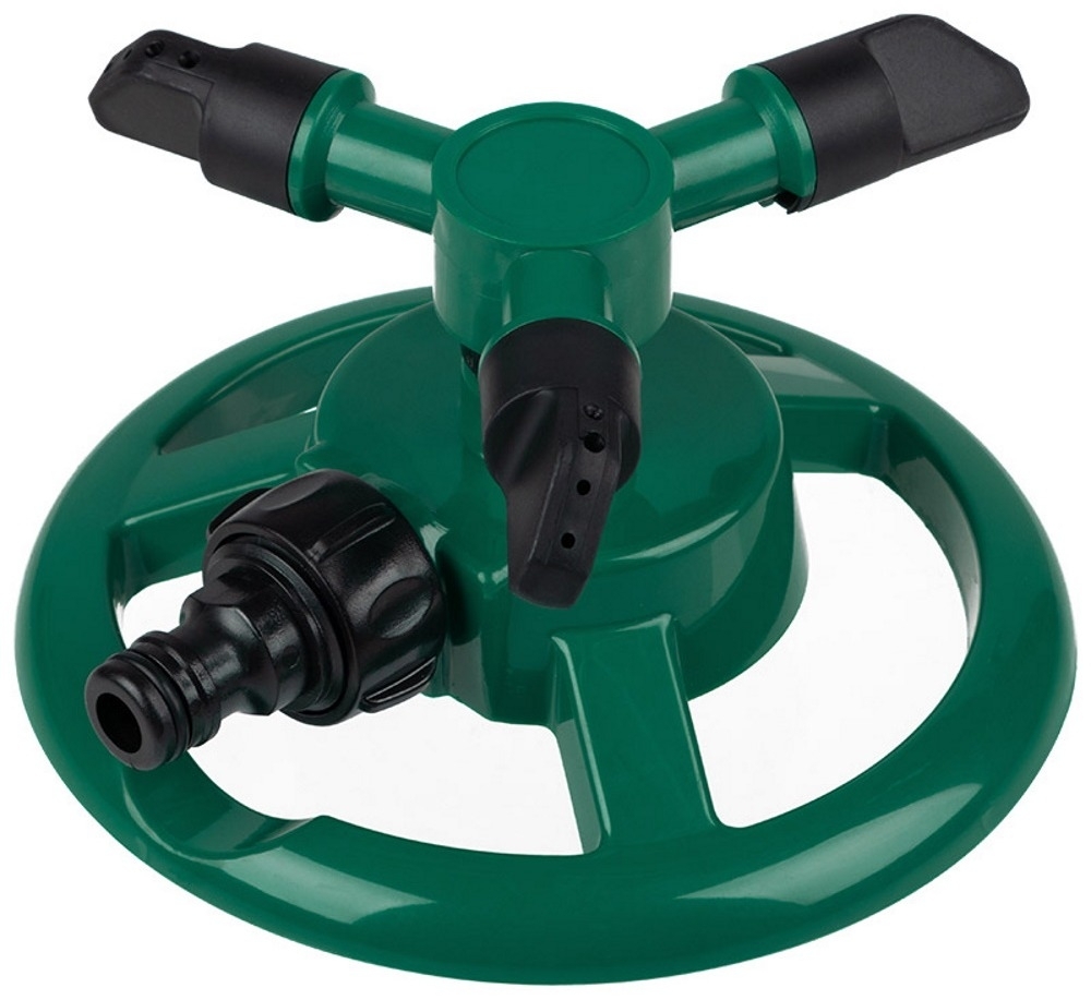 Разбрызгиватель PARK / Парк вращающийся, в пластиковом корпусе, площадь полива 16м², 150х150х85мм / дом и сад