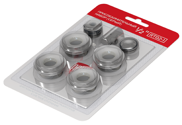 Монтажный комплект для радиатора Royal Thermo / Роял Термо 1/2" / отопление