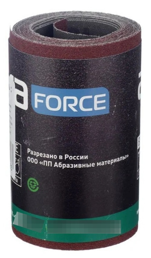 Бумага наждачная ABRAFORCE / Абрафорс для ручной и машинной шлифовки, из оксида алюминия на текстильной основе, коричневая, Р240, ширина 100мм, длина 3м / наждачка