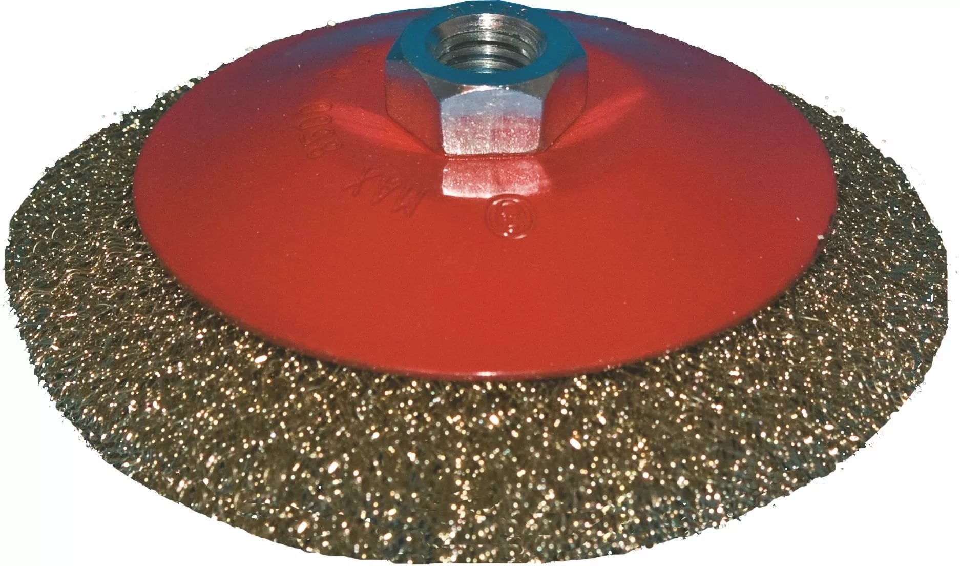 Щетка крацовка 888 вогнутая, крученая, стальная, омедненная проволока, 125мм / инструменты