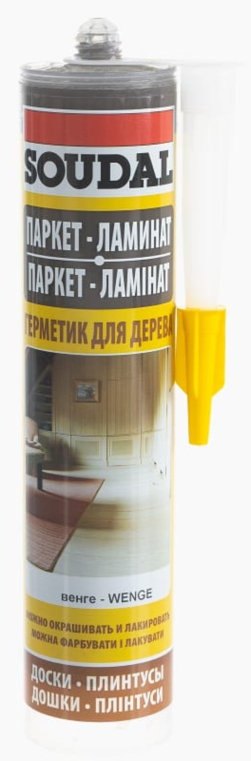 Герметик акриловый Soudal / Судал паркетный, цвет венге, 280мл / строительство и ремонт