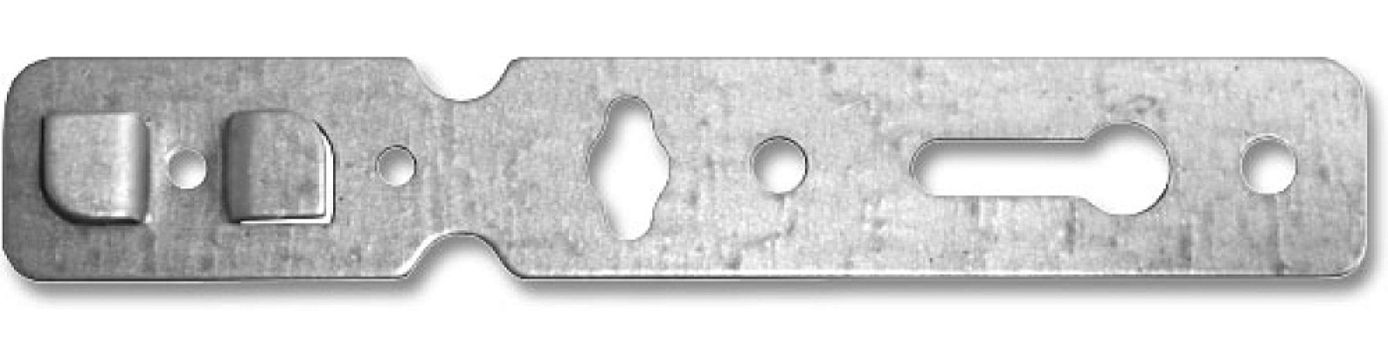 Пластина крепежная Петротех КВЕ анкерная, из оцинкованной стали, размером 150×25×1.5мм / строительство и ремонт